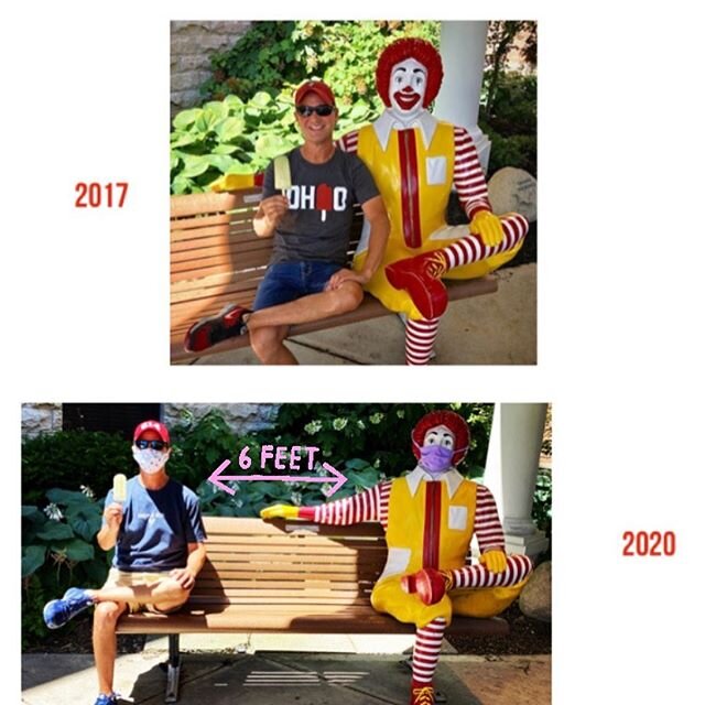 We&rsquo;re POPin&rsquo; today @rmhcofcentraloh . Things look just a bit different this year and Ronald was complying with the rules ✌🏻❤️😄