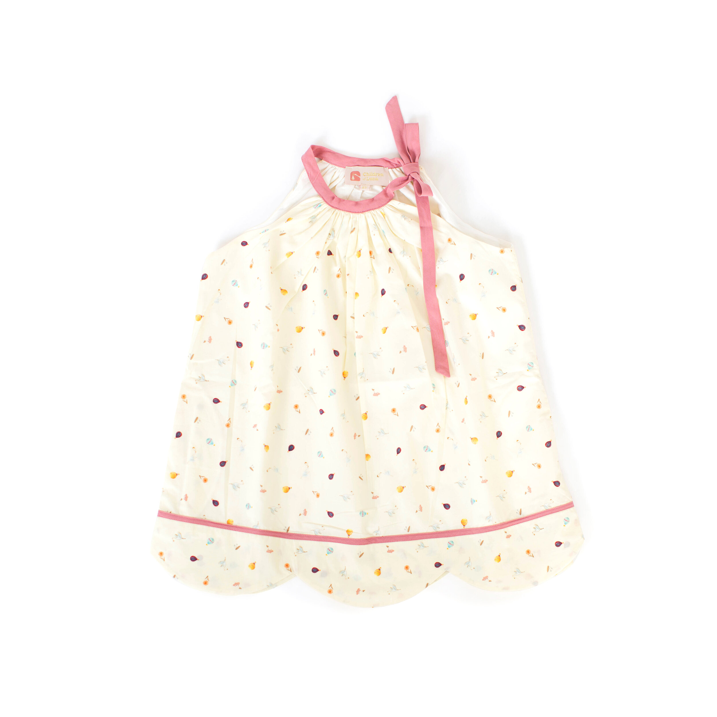 COL's Birthday Carnival Halter Neck Tie Dress