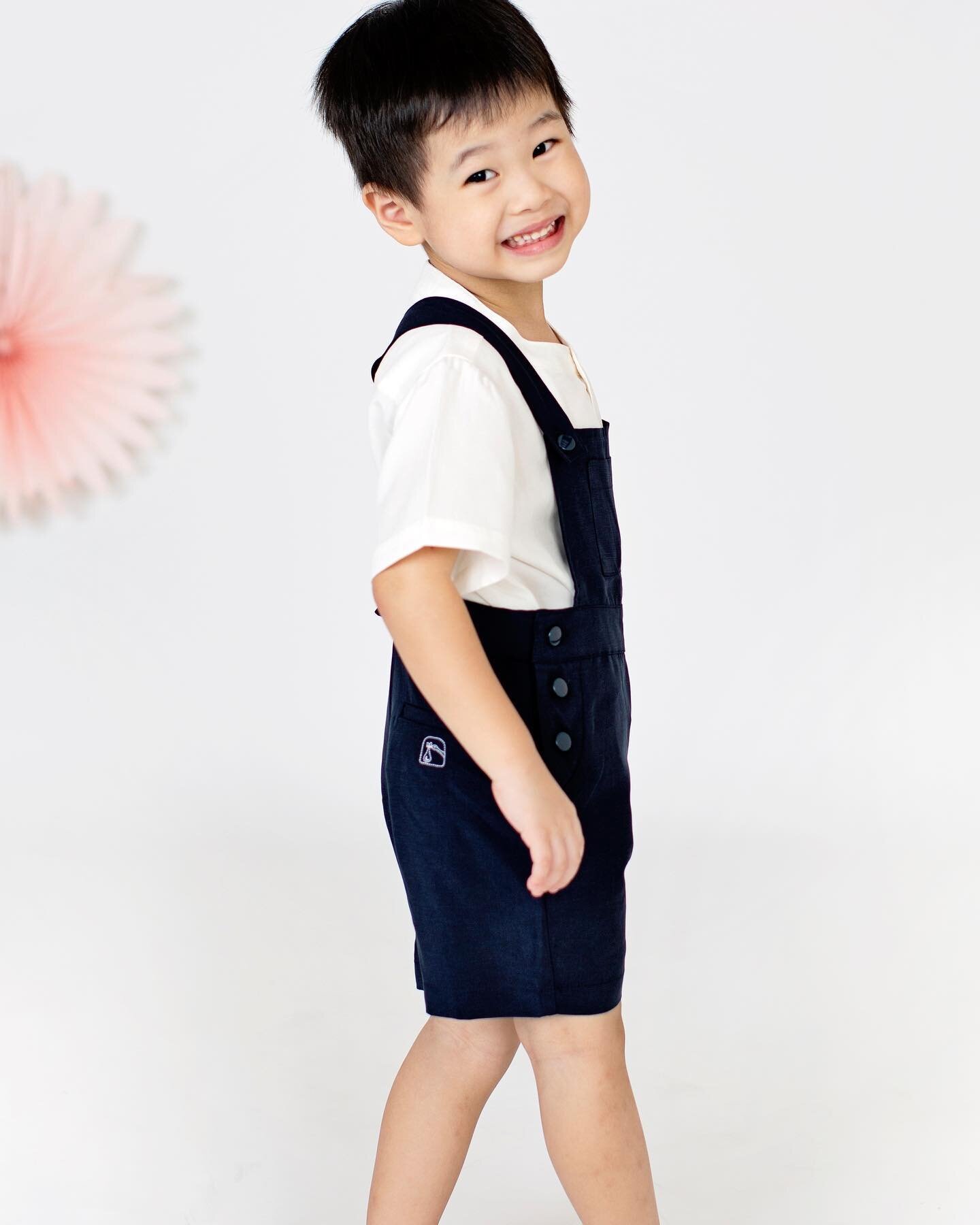 A Little smile never hurt anybody. Smile in our Signature Dungaree Shorts in navy from the boys collection! 💙⁠
⁠
⁠
#girlpower #gogirl #ChildrenOfLuna #kids #baby #love #family #kidsfashion #fashion #fun #cute #kidsofinstagram #happy #babyboy #babies