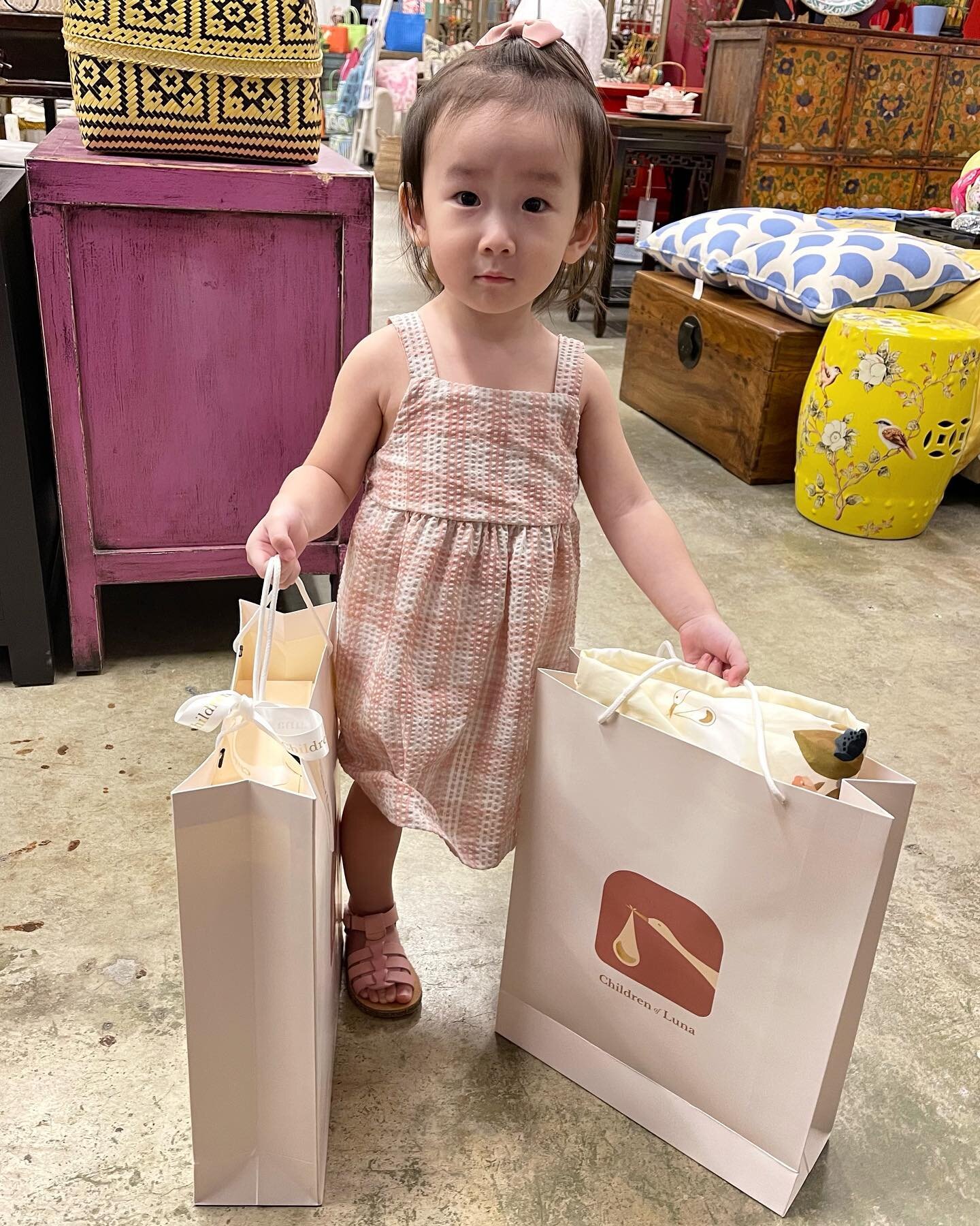 Sundays are for shopping! Thank you Sara our little customer for shopping with us today 💕 

#ChildrenofLuna #COLchildrenswear #childrenoflunasg #COLgifting #SupportlocalSG