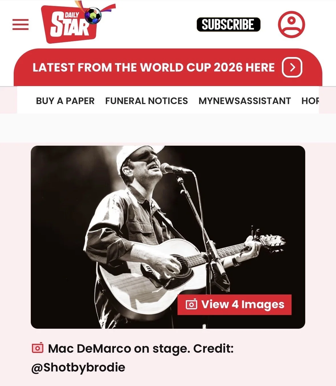 Mac DeMarco - Daily Star