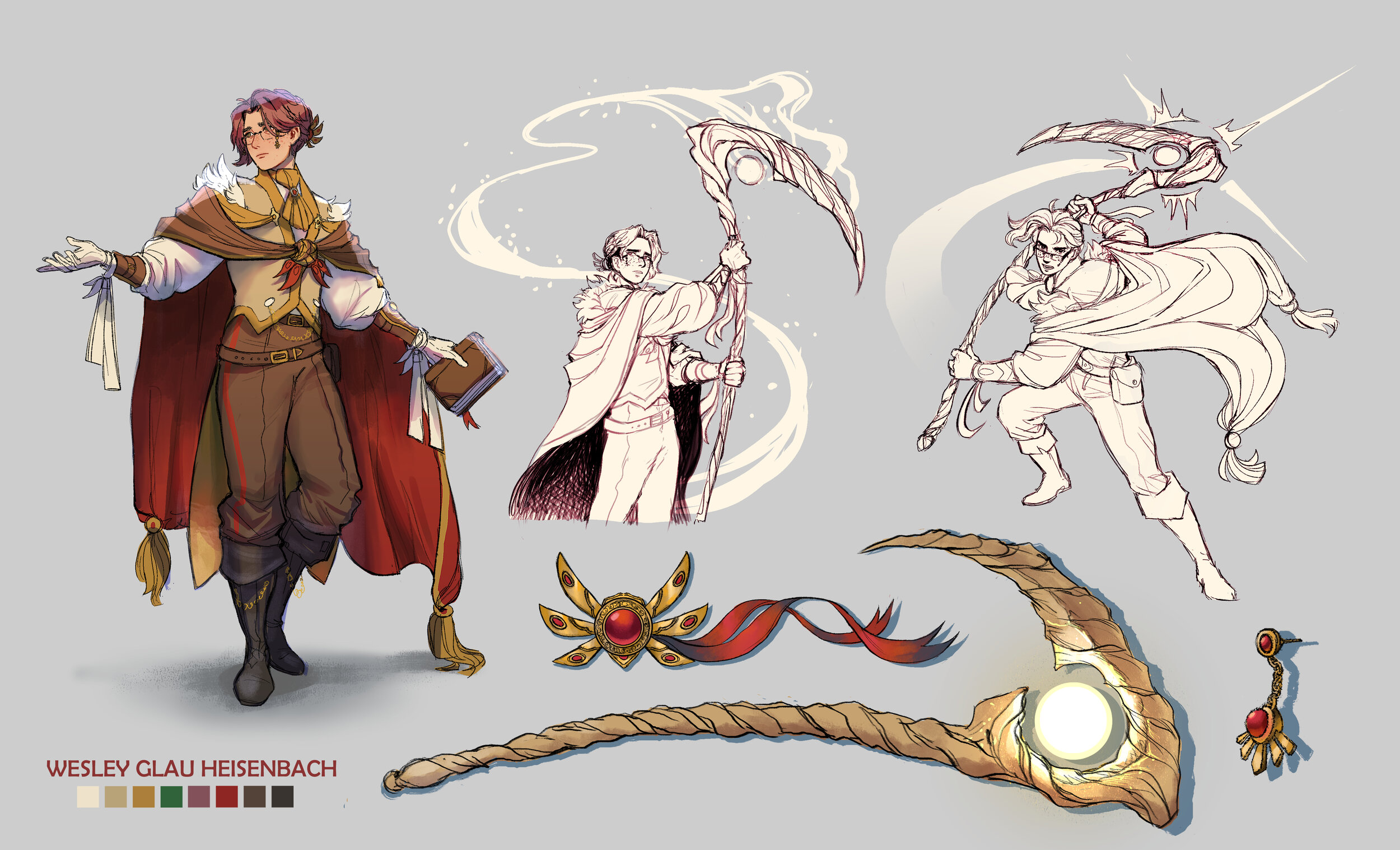 Wesley Glau Heisenbach Reference Sheet