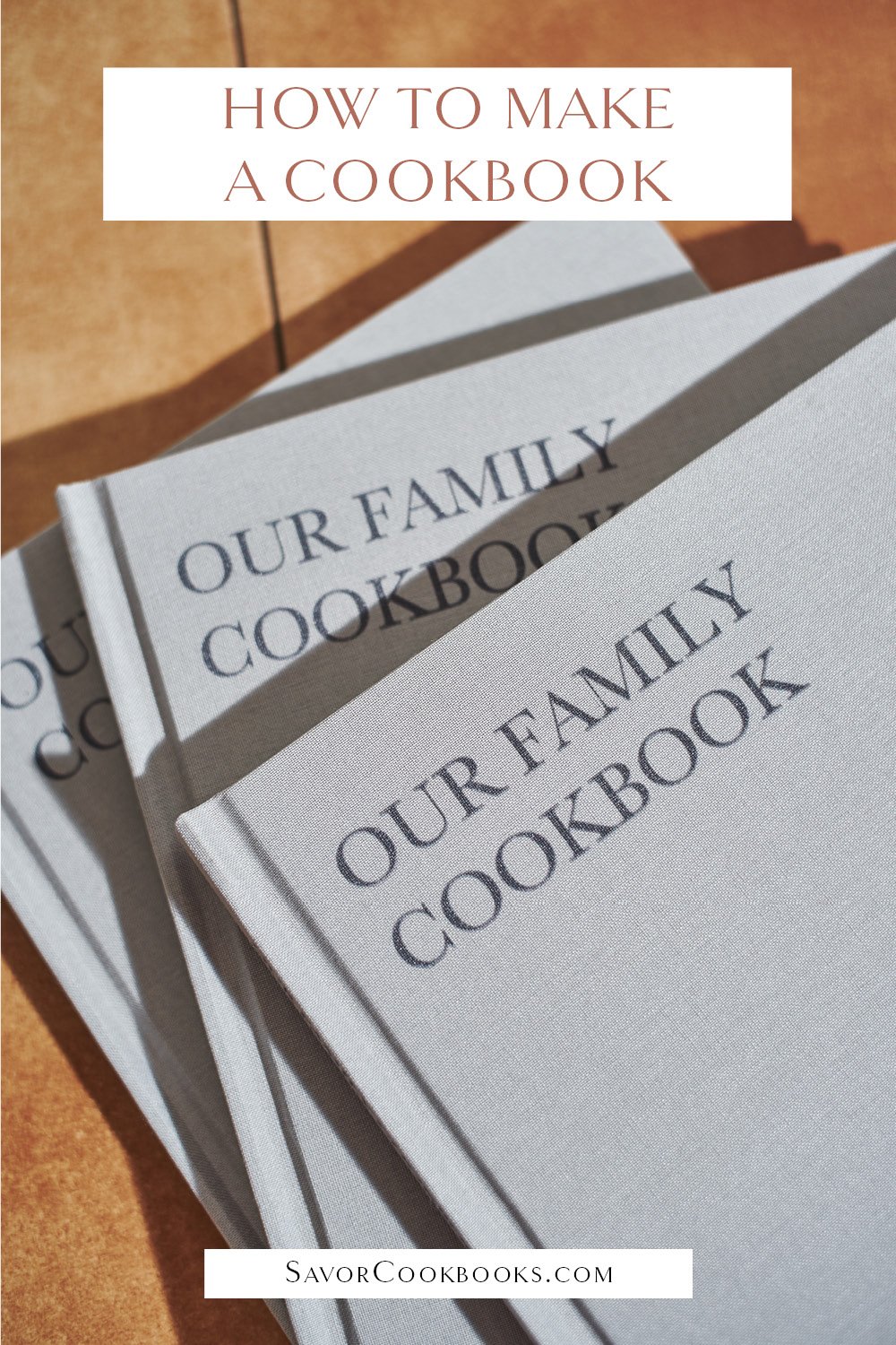 Family Recipe Book To Write In, Spiral Bound DIY Make Your Own