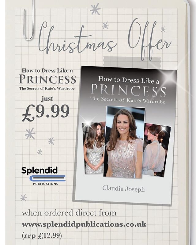 The perfect Christmas gift for the fashionista in your life! From www.splendidpublications.co.uk only with FREE delivery!! #duchessofcambridge #princess #fashionista #royalty