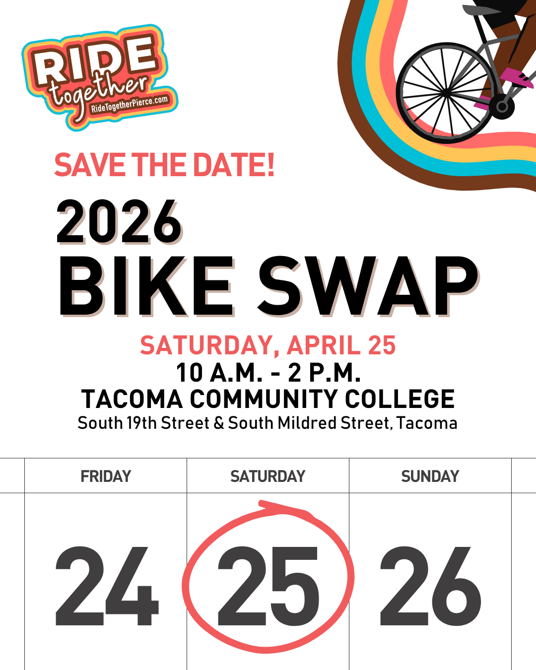15th Annual Pierce County Bike Swap