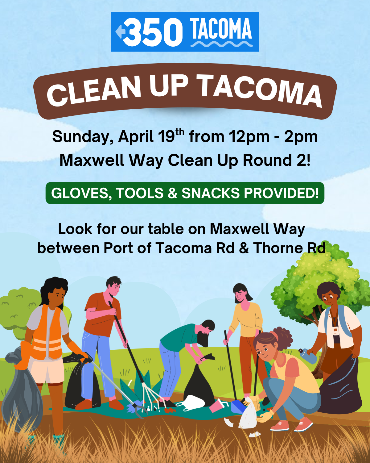 Clean Up Tacoma: Maxwell Rd Round 2!