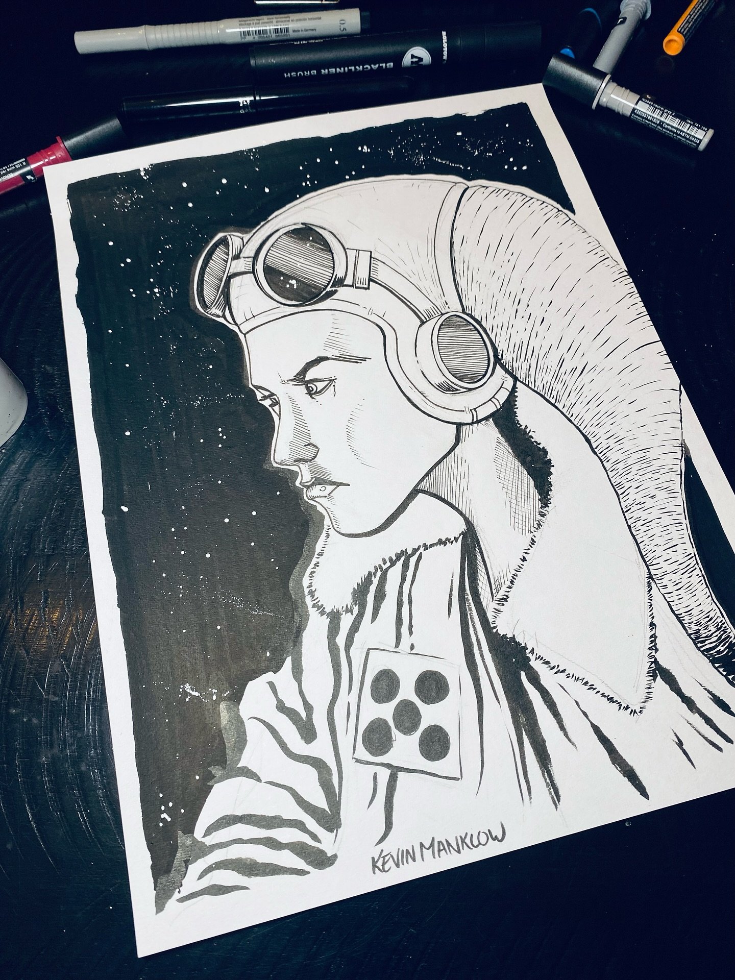 Here&rsquo;s a handful of StarWars art from the vault over @kevin_manklow #maythe4thbewithyou #starwarsday #starwars