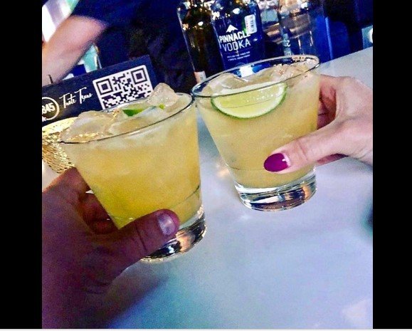 Appetizers and Cocktails on The Patio