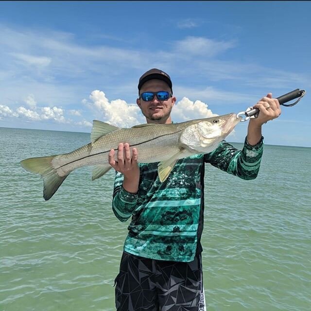 Father&rsquo;s Day fishing trip was pretty good! With this being the best snook at 33&rdquo;! Happy Father&rsquo;s Day everyone! Hope it was a good day! #tforods #saltwatersyndicate #powerpole #rhodan #snook #captainsforcleanwater