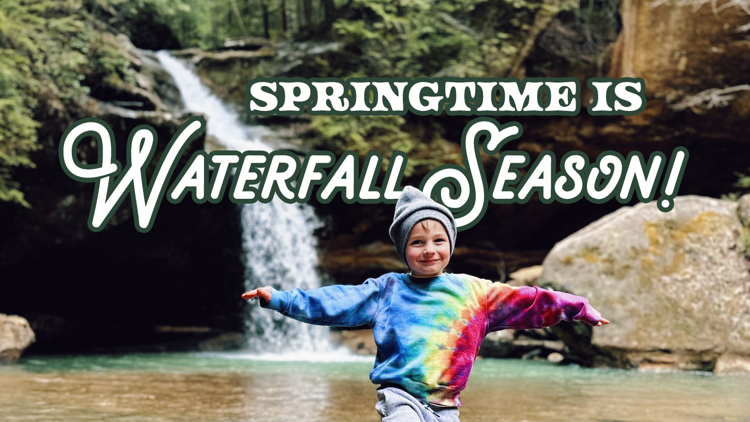 Springtime is Waterfall Season in the Hocking Hills!