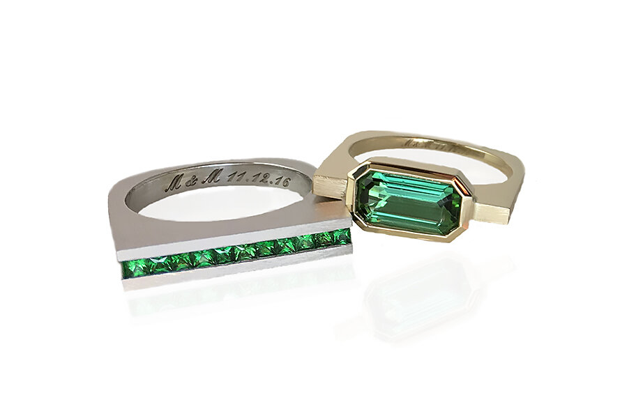 Large Tsavorite Green Garnet Ring | Exquisite Jewelry for Every Occasion |  FWCJ