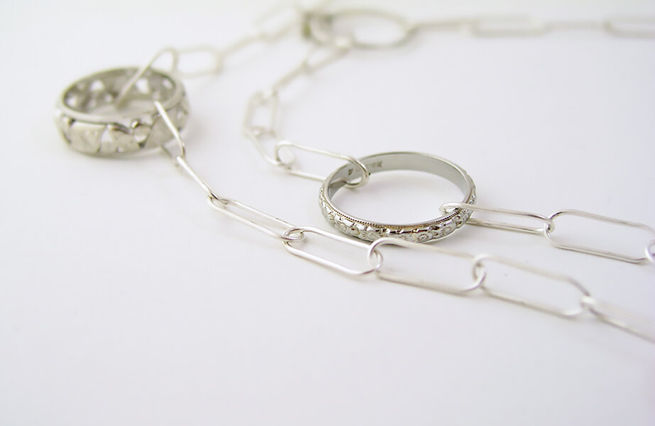 Wedding Ring Necklace