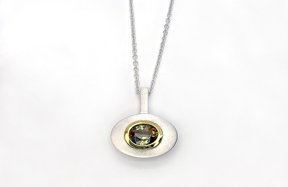 Oval Andalucite Pendant