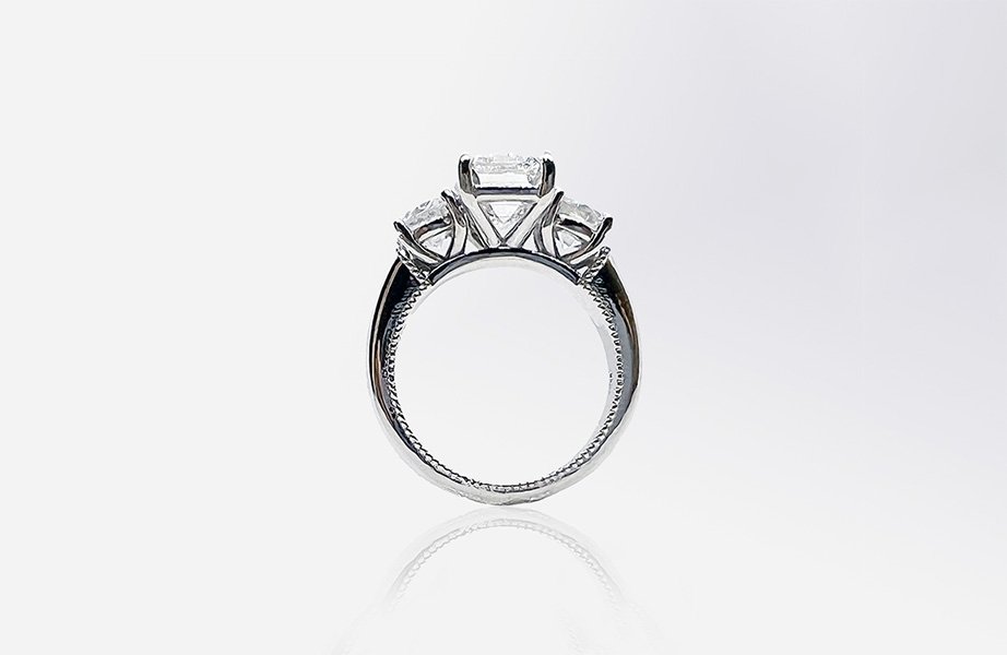 Trinity Prong Diamond Engagement Ring