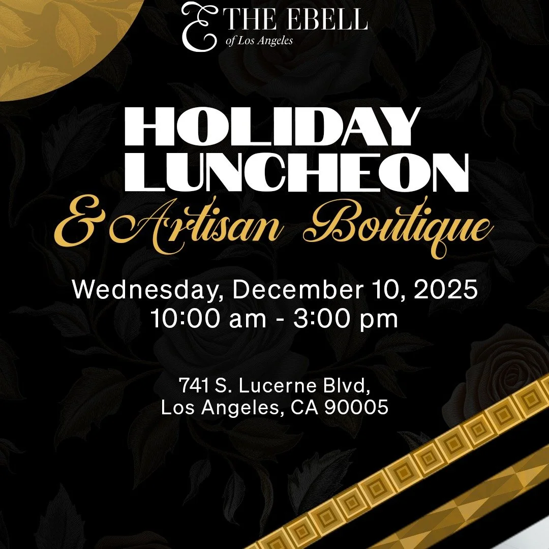 Get ready for the 2025 holiday season with the Ebell Holiday Luncheon and Artisan Boutique. Join CED for a festive shopping experience featuring over 30 SoCal artisans showcasing their unique creations. From museum-quality jewelry to artistic home de