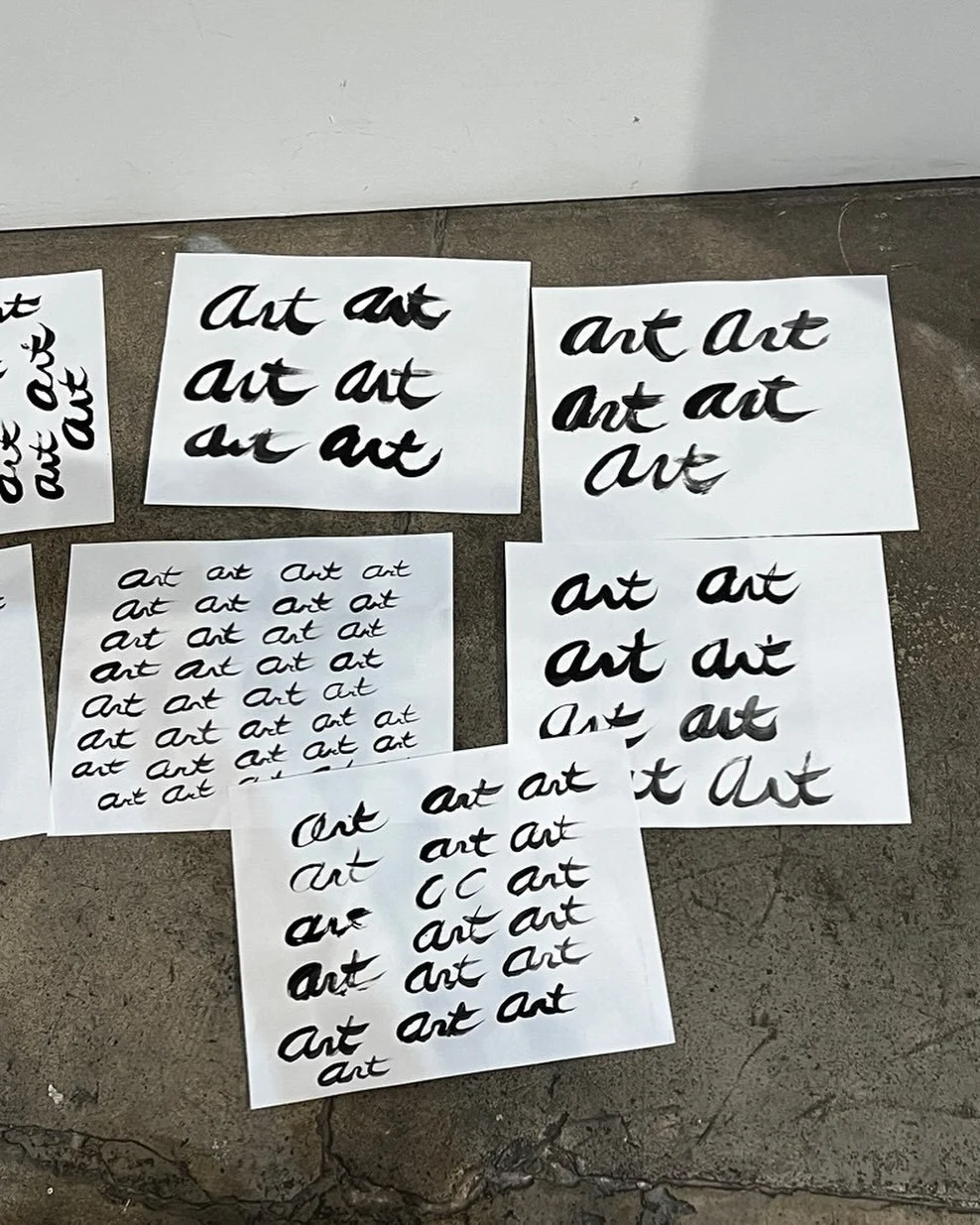 Practice makes perfect or &hellip;. Crazy.
#knowwhentowalkaway #makeart #artpracticenotperfection #artpractice