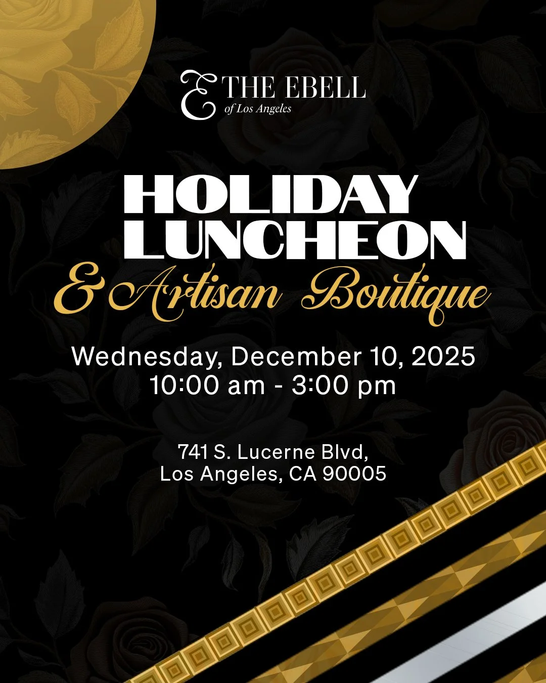 Happening This Wednesday! Shop, Connect &amp; Support Women in the Arts at the Ebell of Los Angeles.  A wonderful venue with curated artisans for your holiday shopping experience...including CED.  Hope to see you there!  See  @ebellofla  for more inf