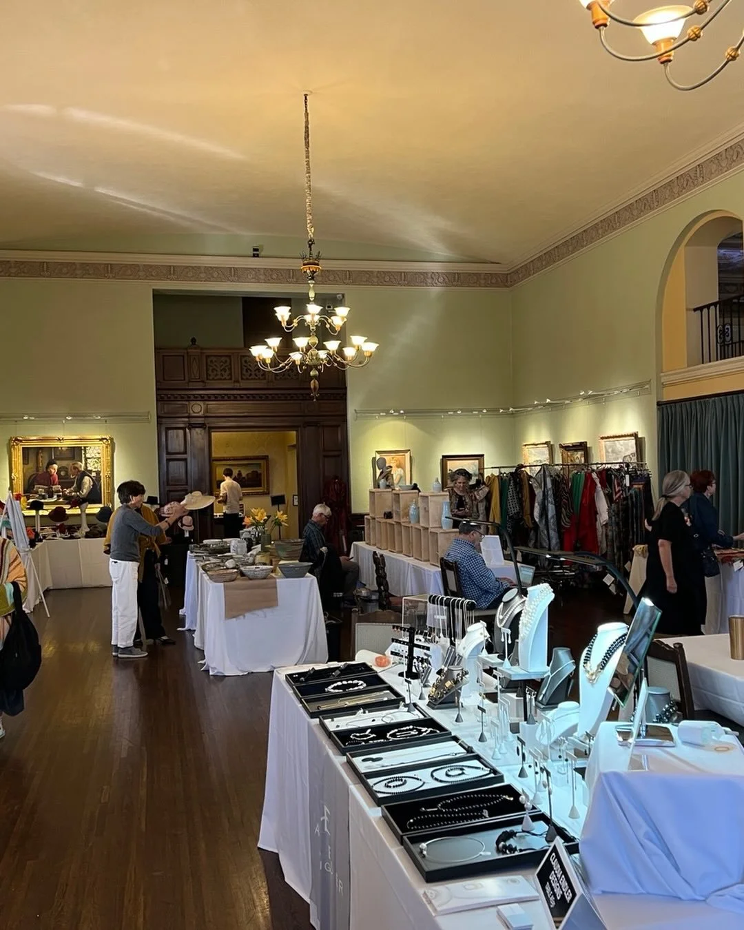 All set up and ready to go at the Ebell Holiday boutique!