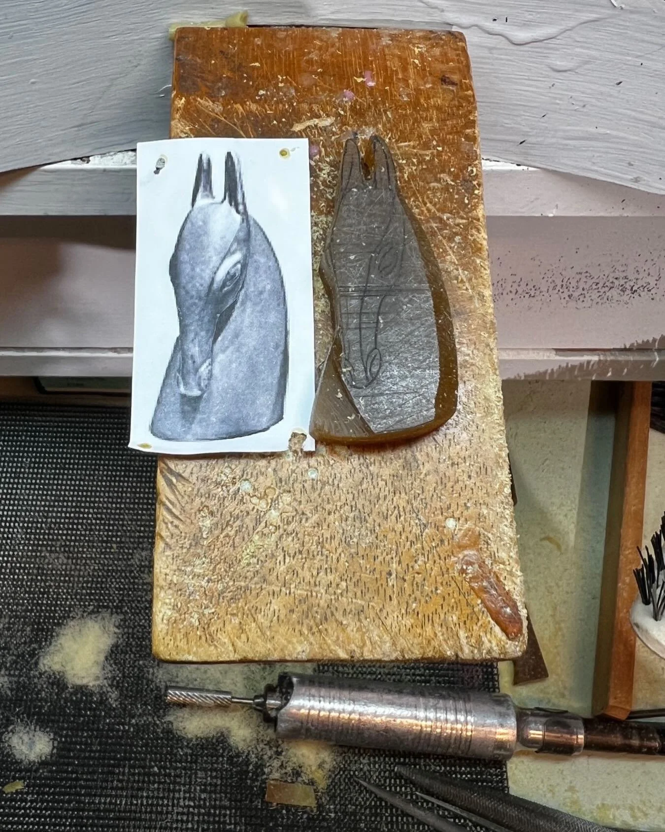 Back in the studio after the holiday break.