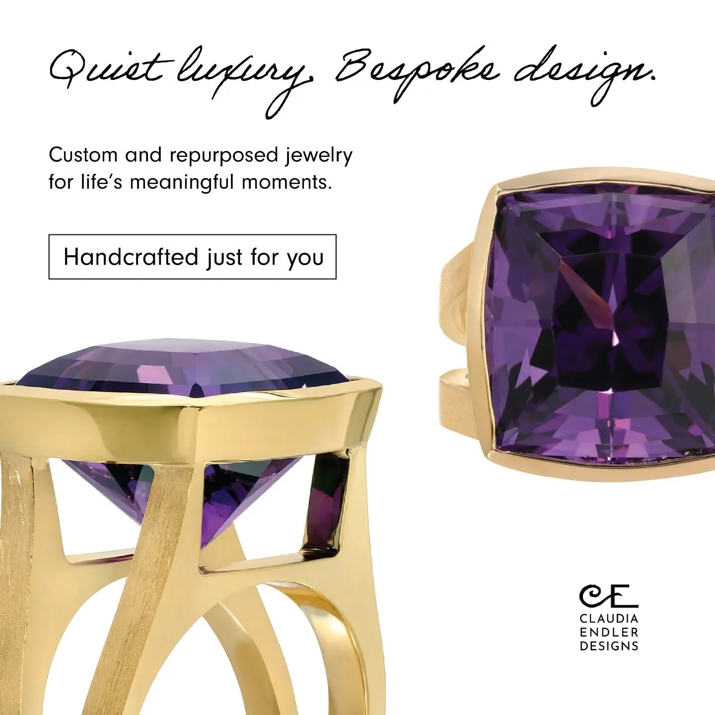 Bespoke modern jewelry.
Designed around your story.

A rich designed just for you.
A stone with meaning.
A piece that marks a chapter of your life.

Custom and repurposed jewelry, thoughtfully crafted.

Handmade. Intentional. One of a kind.

Let's cr