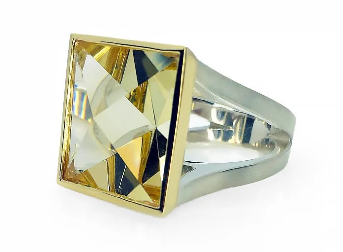 Citrine Vitrine Ring