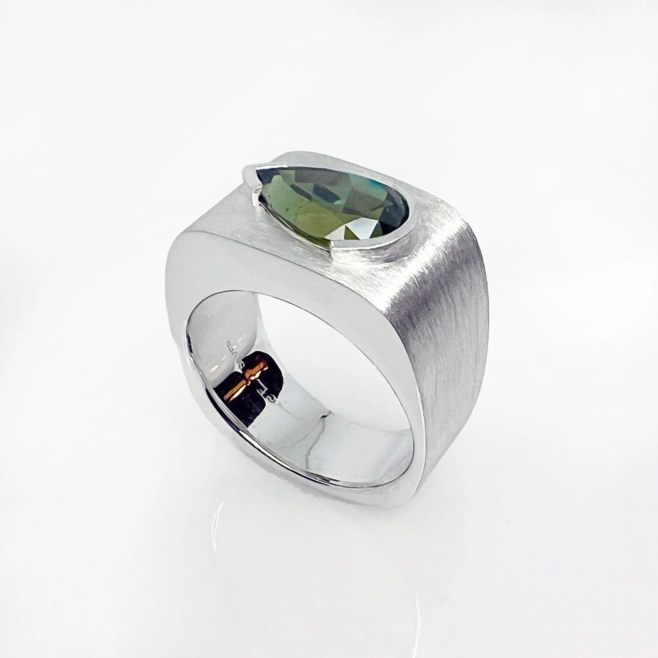 Teardrop Sapphire Ring