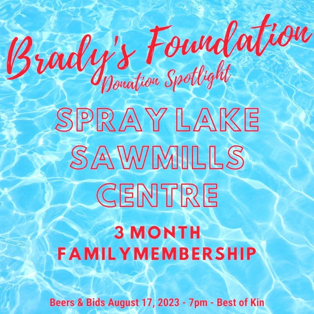Donation Spotlight number 3 is an amazing prize! 3 MONTH FAMILY Membership to the Spray Lake Sawmills Sport Center. 

So much to do in one facility; swimming, working out, climbing, curling, skating and so much more. Who would like to win this??

Joi