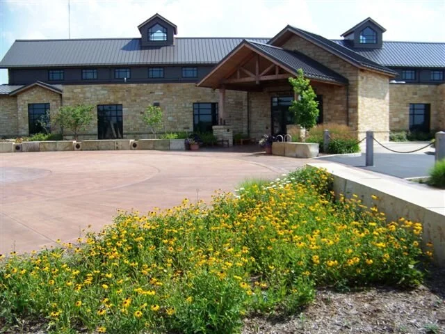 spring building flowers.JPG