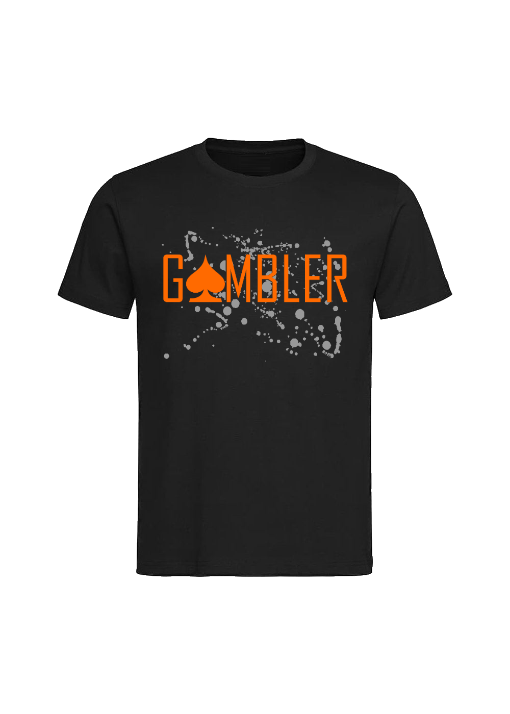 Neon Orange Black T-Shirt.png