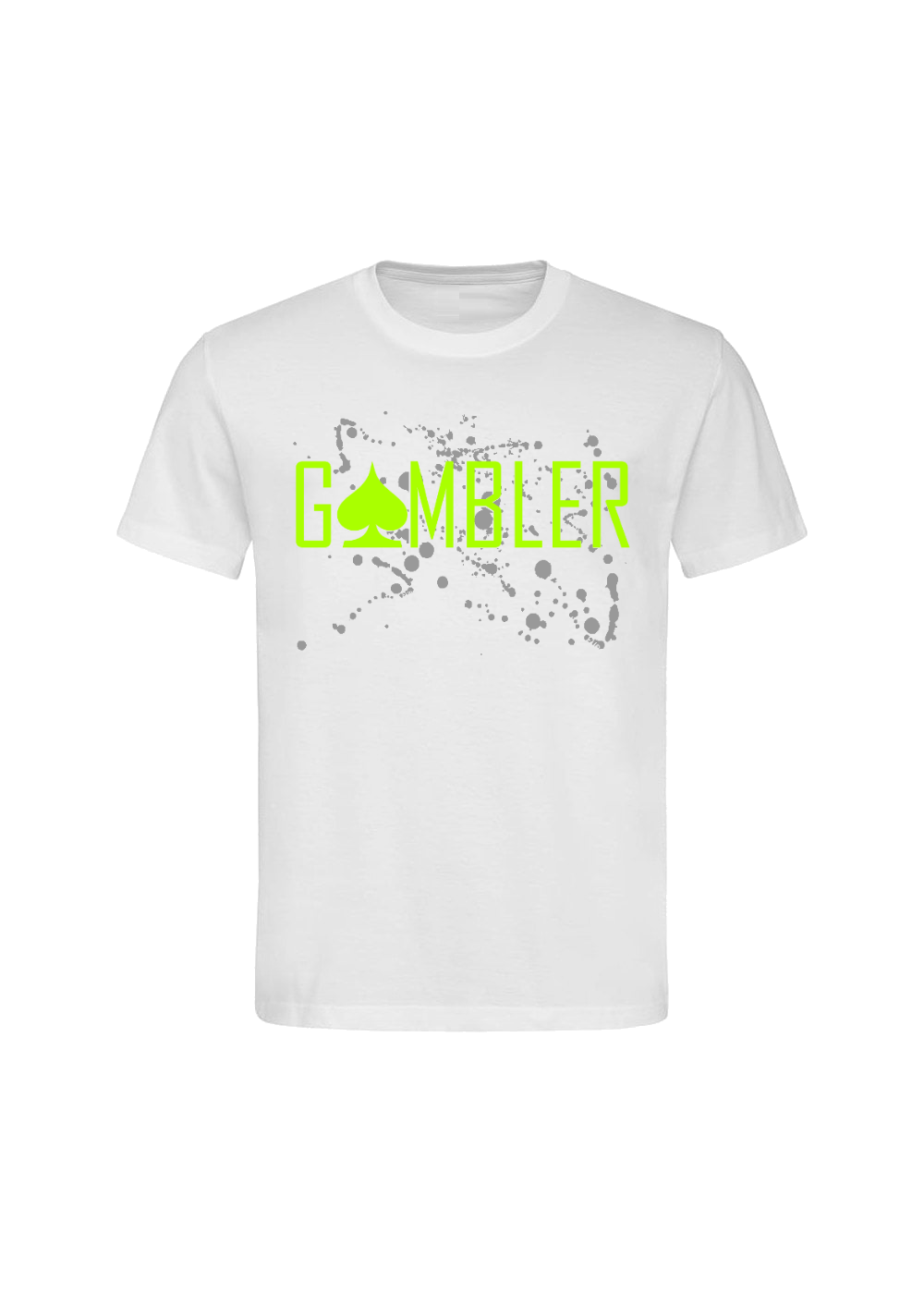 Neon Yellow White T-Shirt.png
