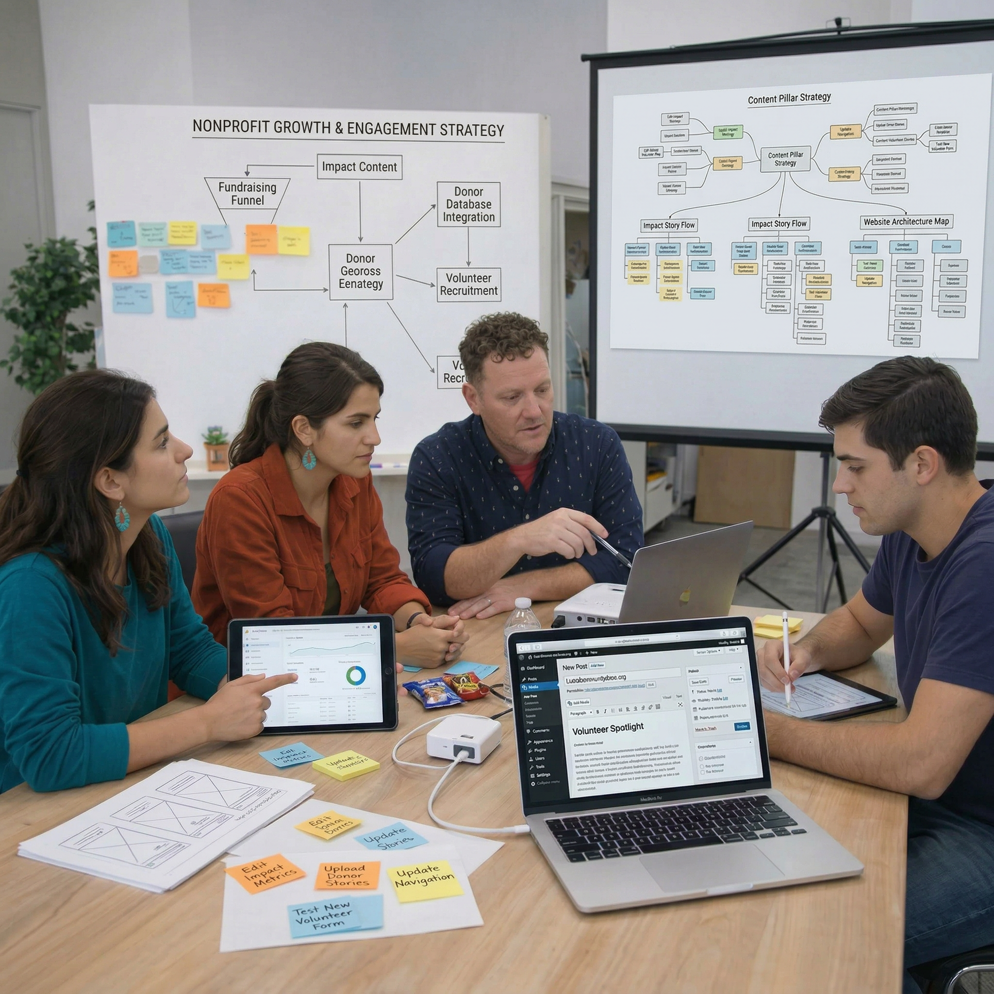 Guiding nonprofit staff
