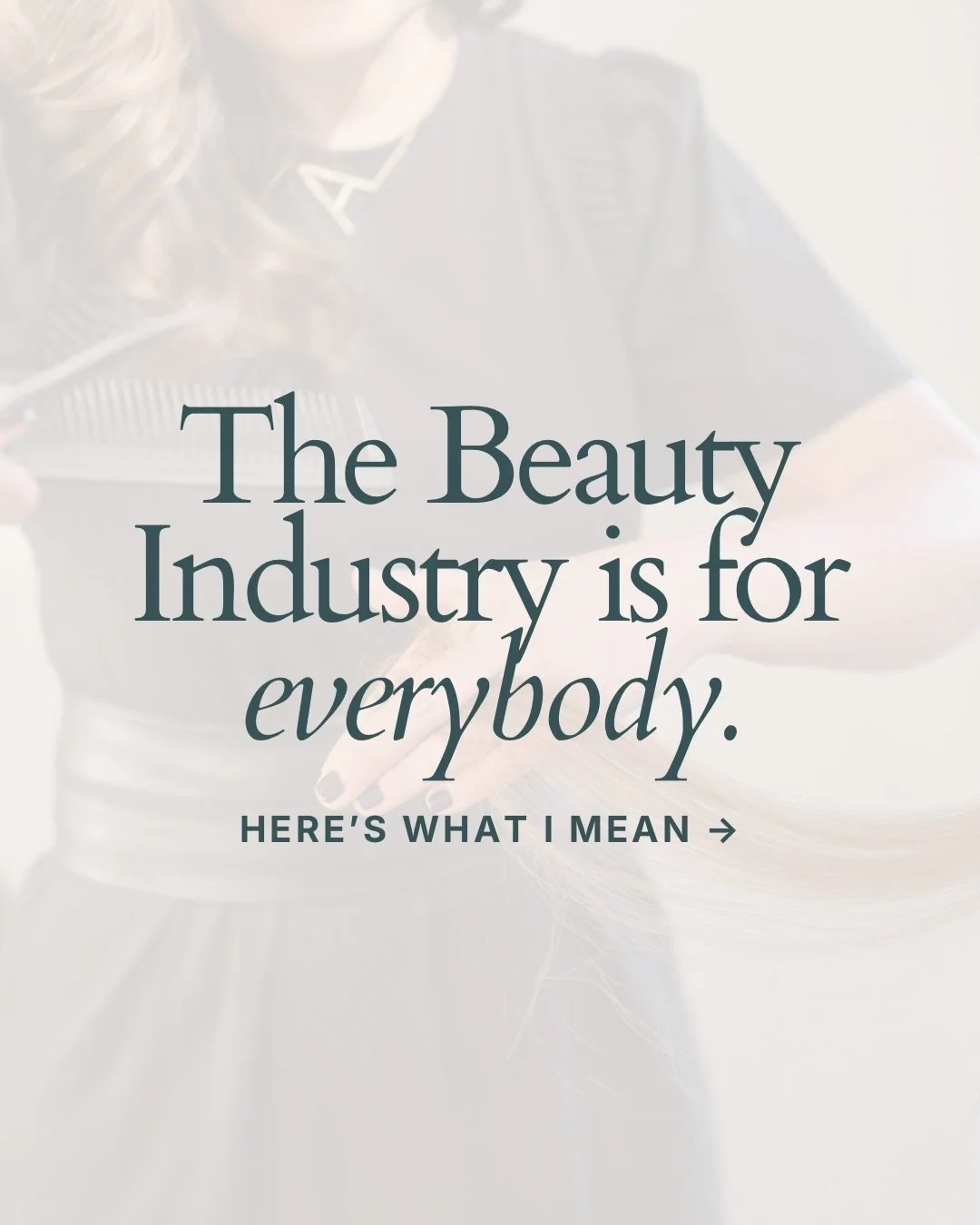 The beauty industry can feel like a safe haven for those of us who felt like we didn&rsquo;t fit into the world before we found ourselves here.

Maybe you were the artsy kid who didn&rsquo;t realize you&rsquo;d find a way to make a living blending yo