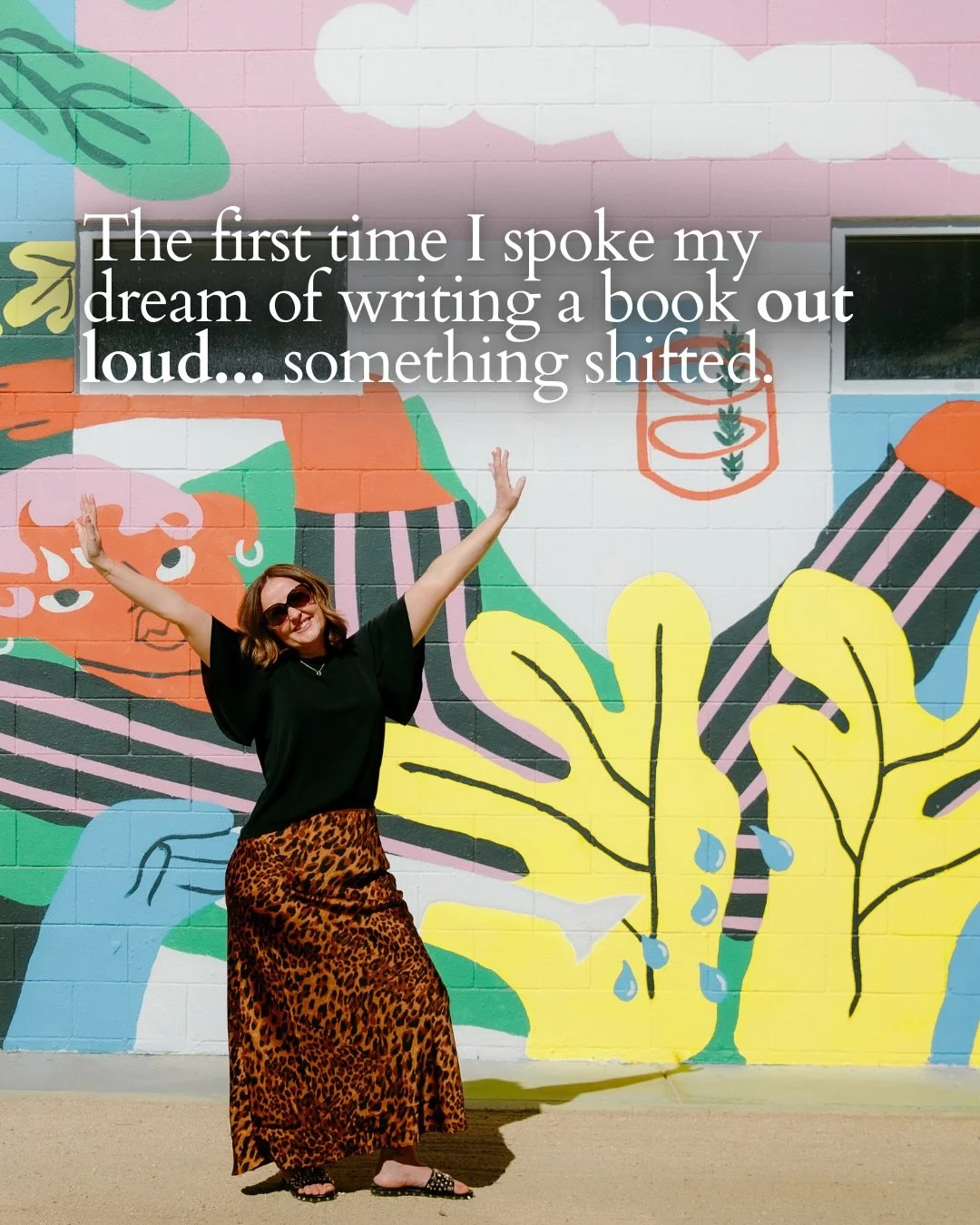 There&rsquo;s something about saying a thing out loud (especially to a room full of people who you know will hold you accountable!) that really pushes you to get serious about what you&rsquo;re creating.

That&rsquo;s exactly what happened to me when