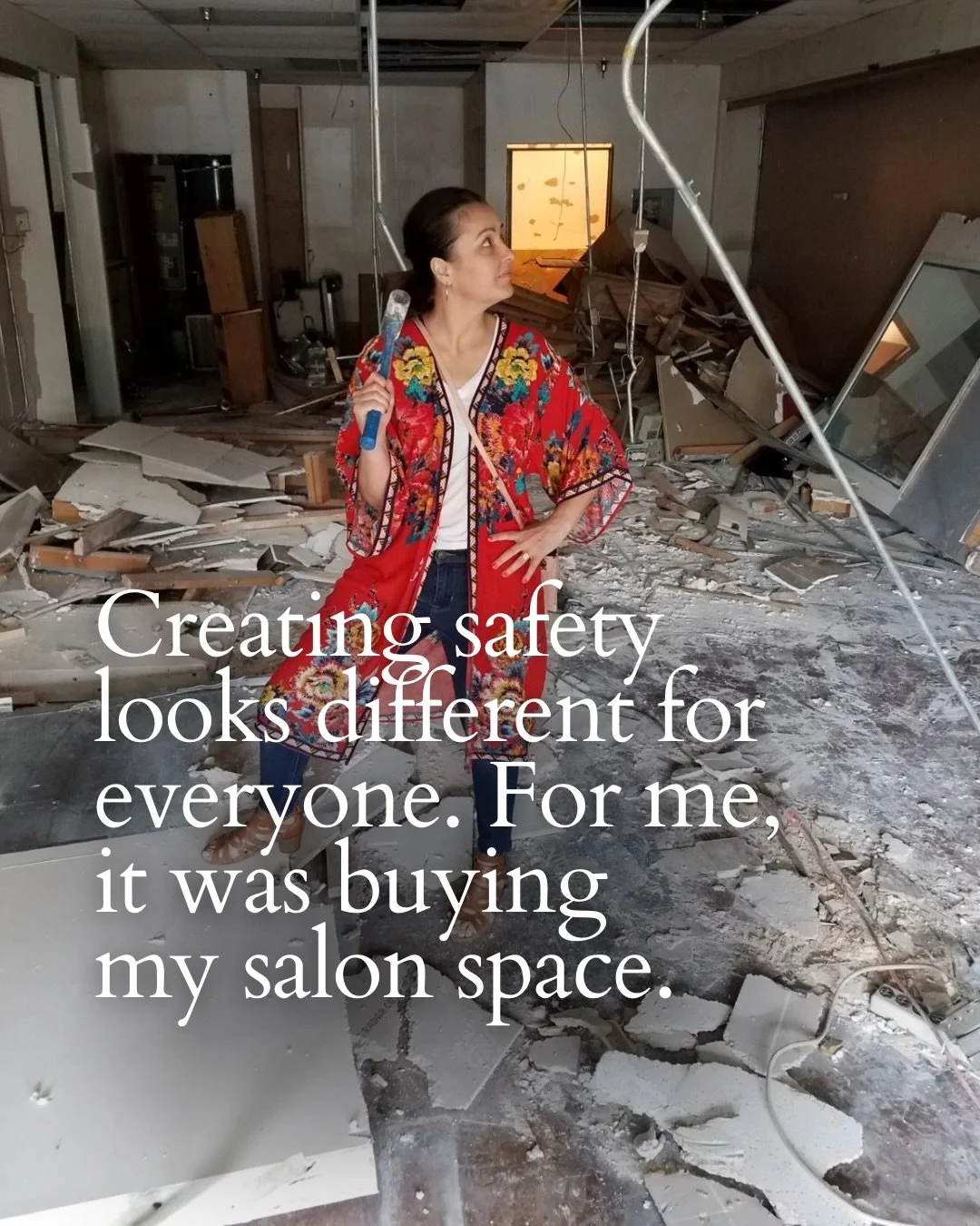 I talk a lot about brave, bold action on this account&hellip;(especially in light of my very first book just being released on March 6th)

But my relationship to betting on myself goes back further than that.

When I bought my salon in 2019, I had no