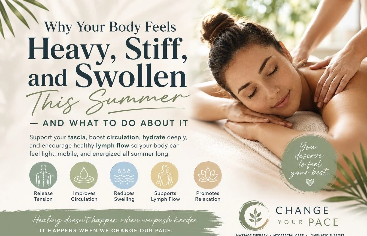 Why You Body Feels Heavy, Stiff and Swollen This Summer- And What to Do About It