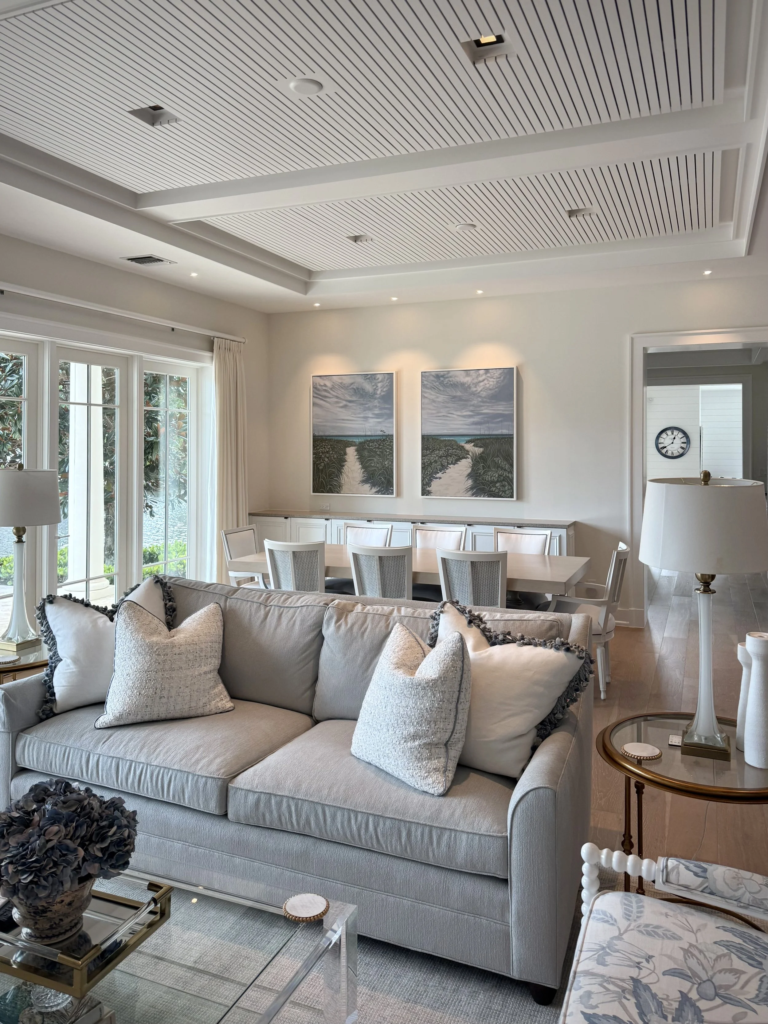 "Hobe Sound Beach" - each 48x36" acrylics on canvas