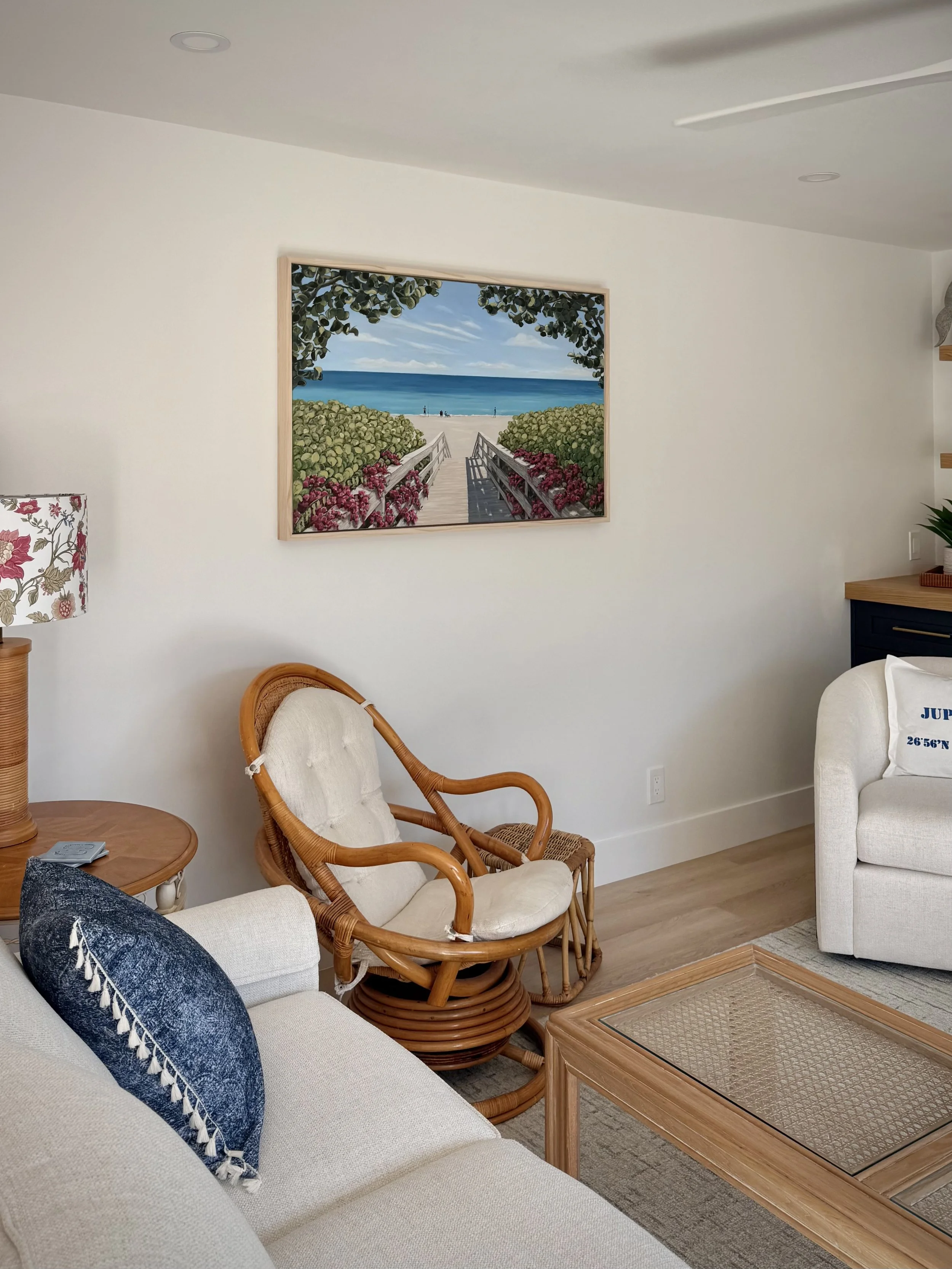 Custom Jupiter, FL piece - 30x48" acrylics on canvas