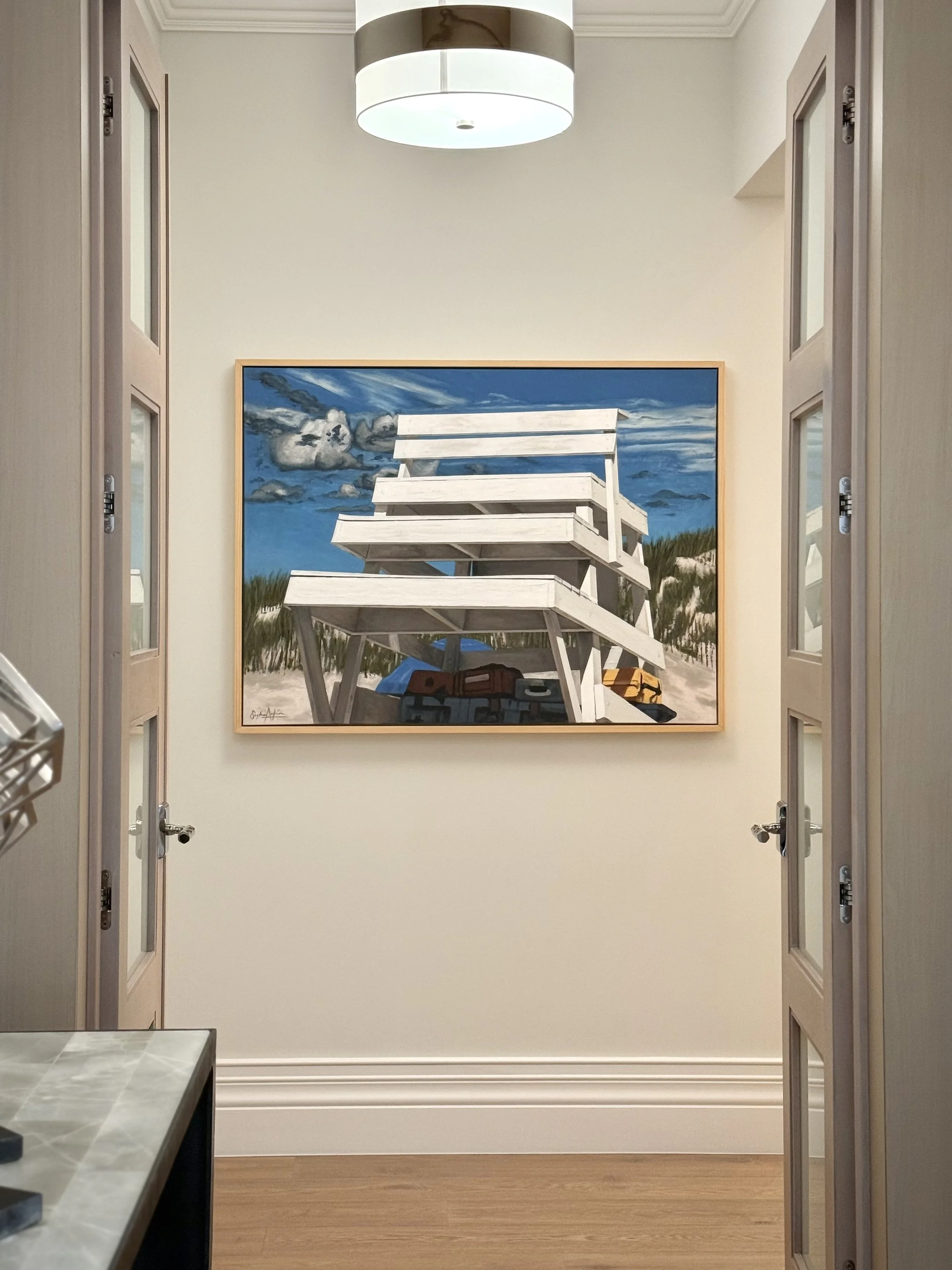 "Midday in Hampton Bays II" - 36x48" acrylics on canvas