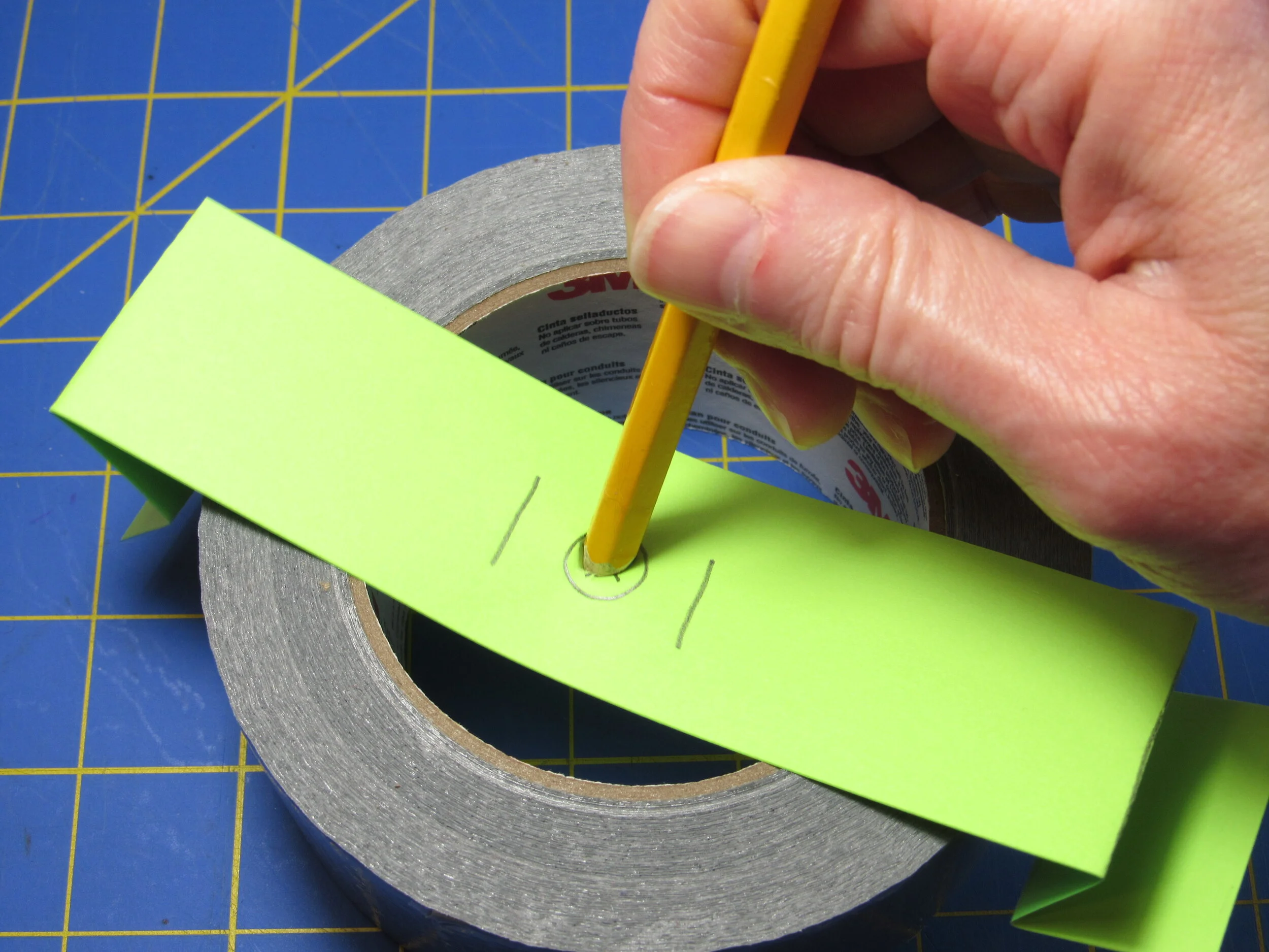 Punch Hole in Center