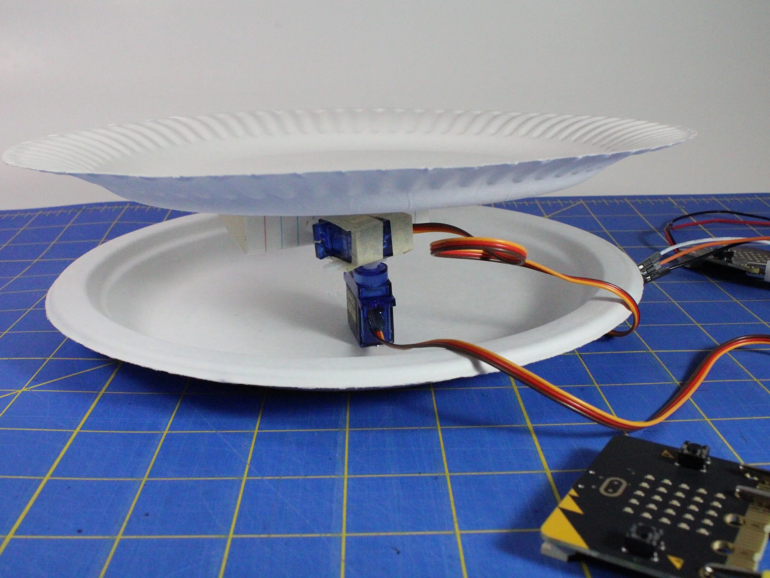 6. Press 2nd motor on 1st motor