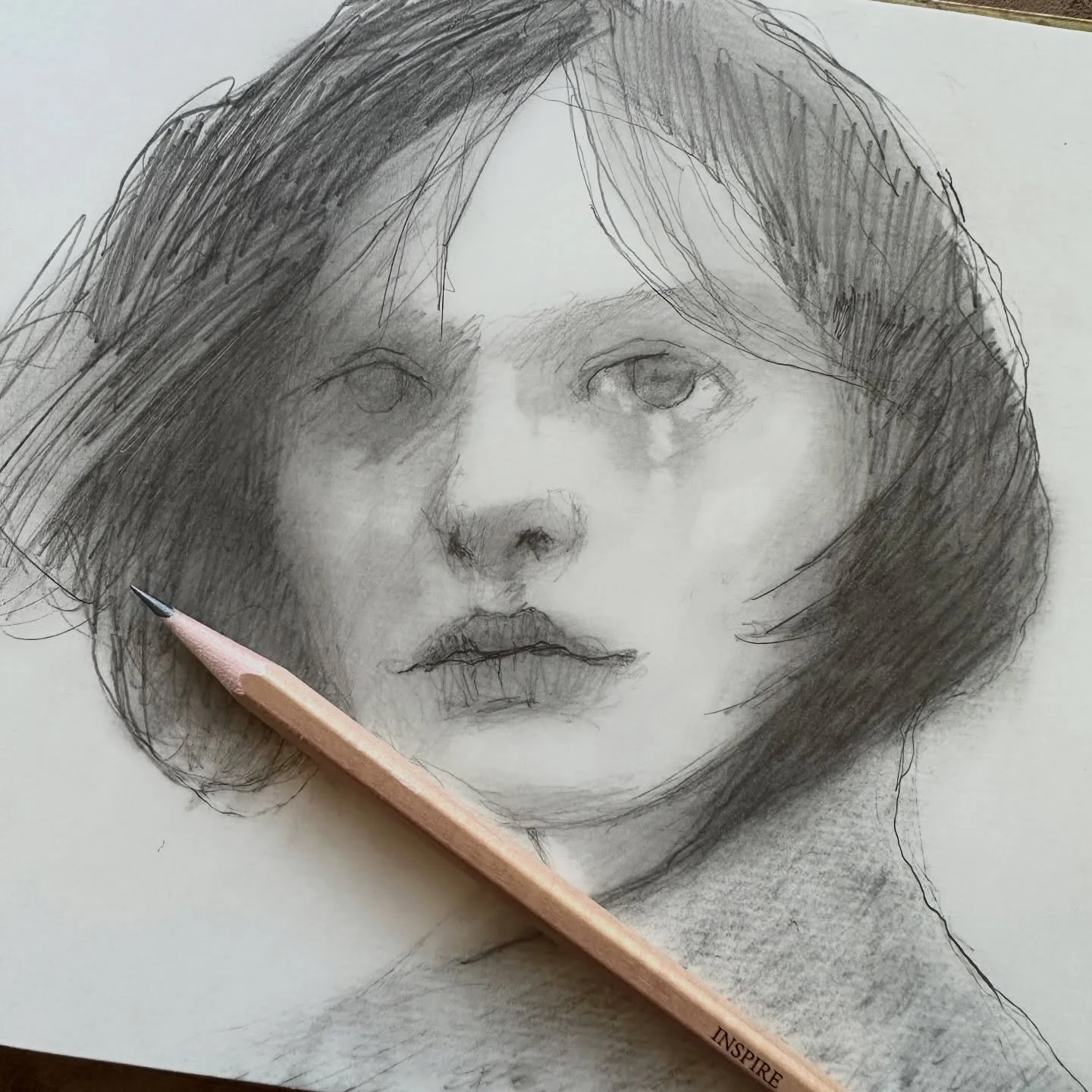 A drawing&hellip; as the last few days of the year fade away 🖤