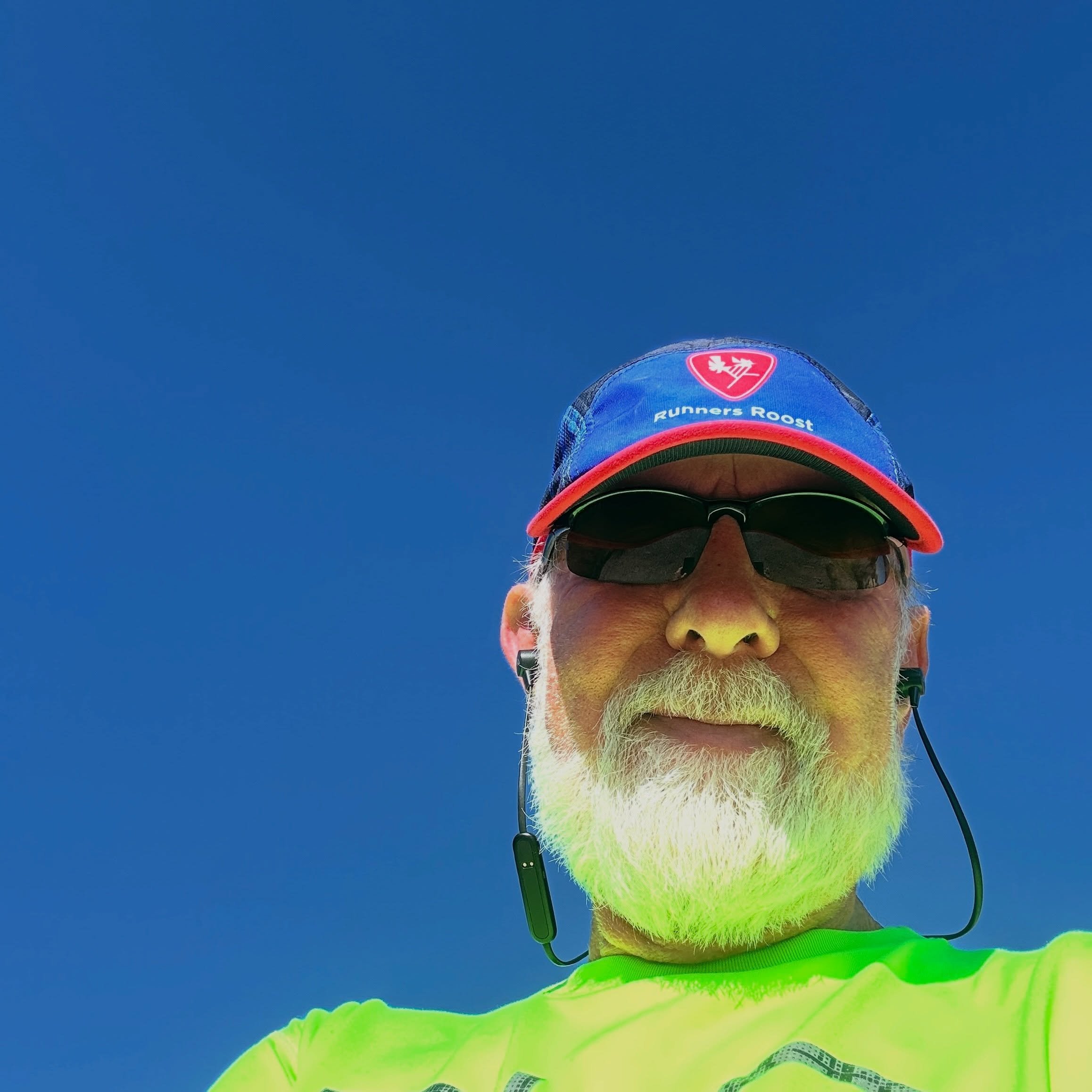 Blue sky morning 💛 Run done 💛 Have a great day 💛
