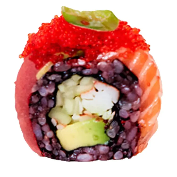 Sushi made with black rice at Sushi & Co