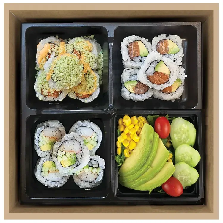 Make your own sush box at Sushi & Co :  best 3 roll box