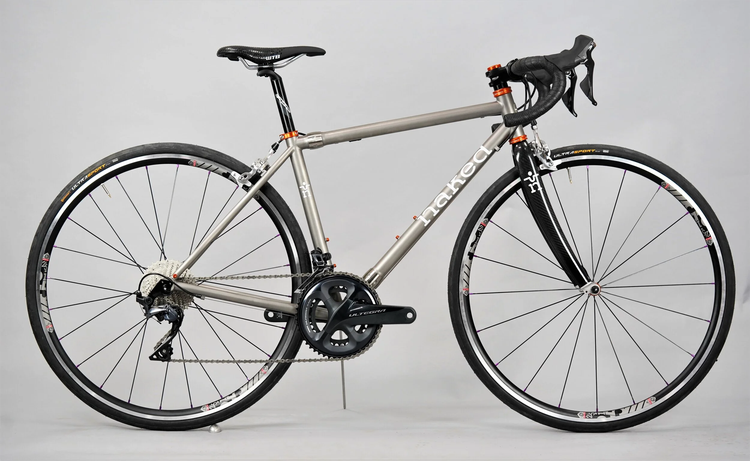 Ana's Ti Road Bike with Couplers — Naked Bicycles & Design