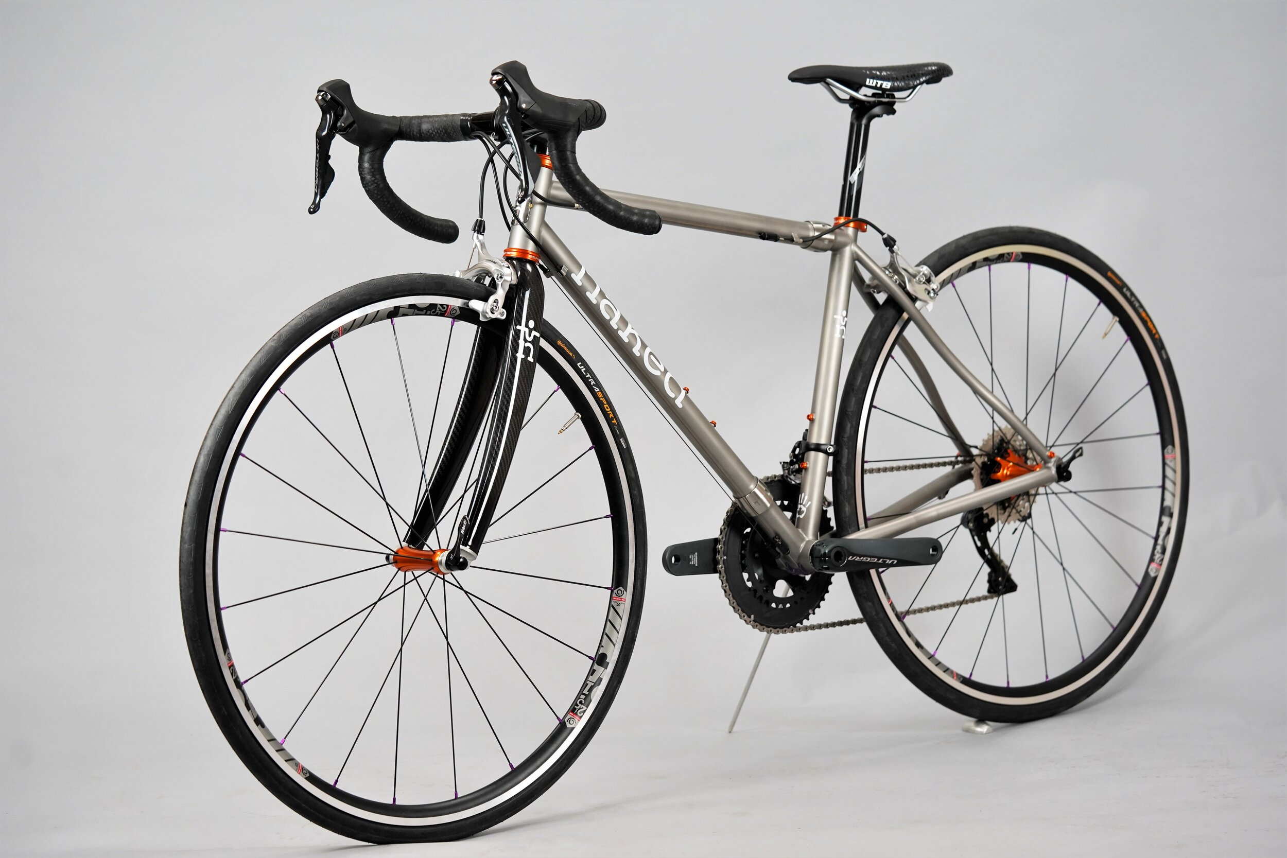 Ana's Ti Road Bike with Couplers — Naked Bicycles & Design