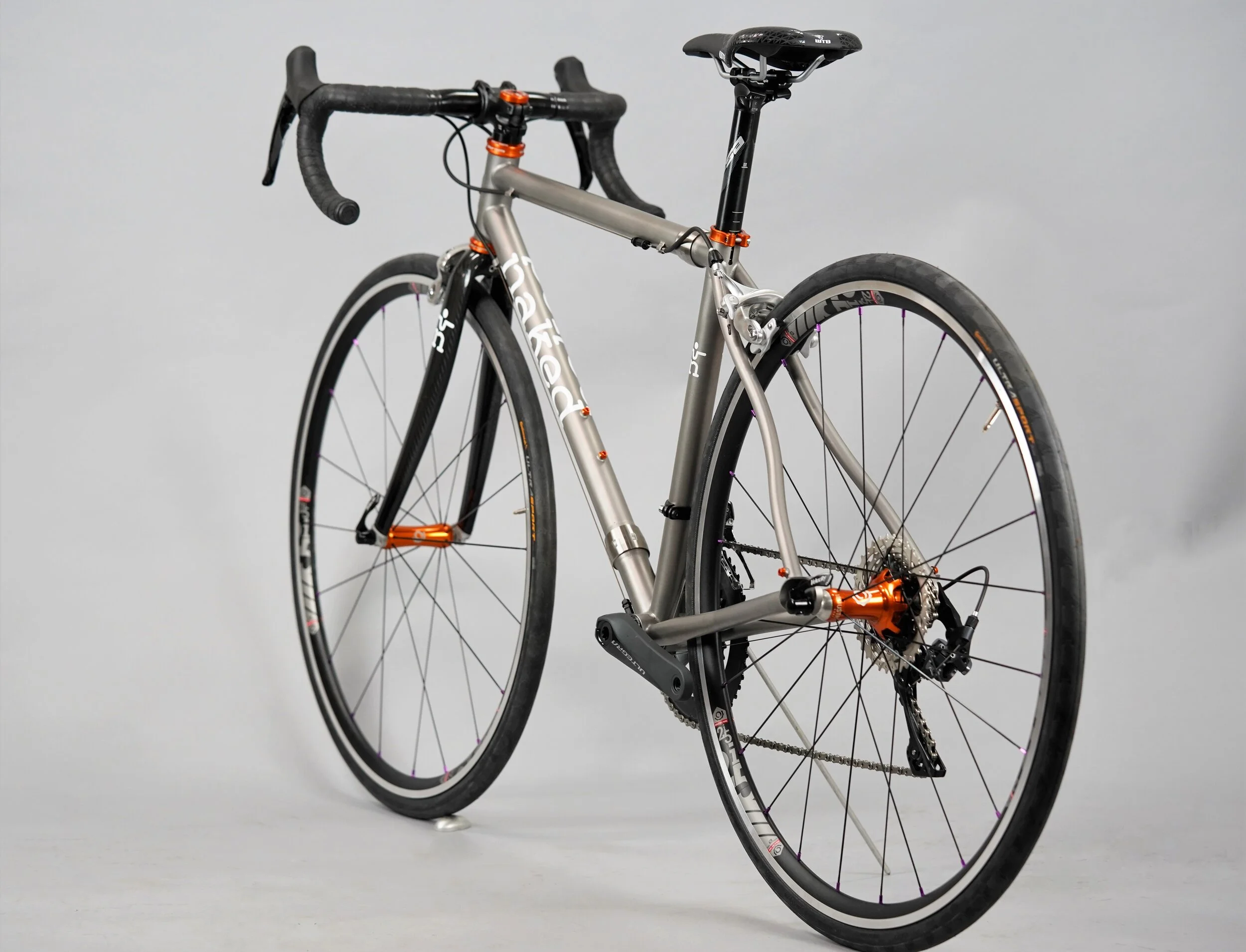 Ana's Ti Road Bike with Couplers — Naked Bicycles & Design