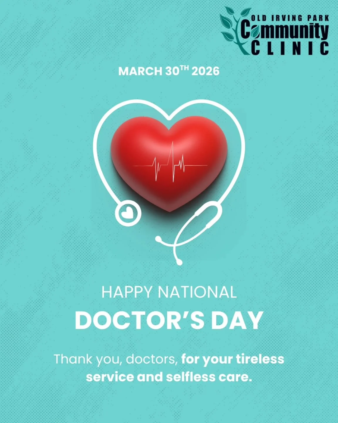 Today, we celebrate more than just a profession&mdash;we celebrate compassion in action. 🤍

Happy Doctors&rsquo; Day to the incredible physicians who give not only their expertise, but their&nbsp;time&mdash;one of the most precious gifts of all. In 