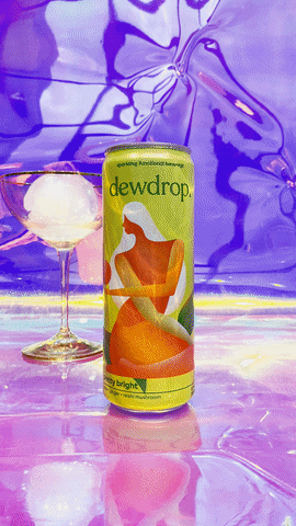 presenting: the Droplet quarantini with yuzu ginger reishi & gin