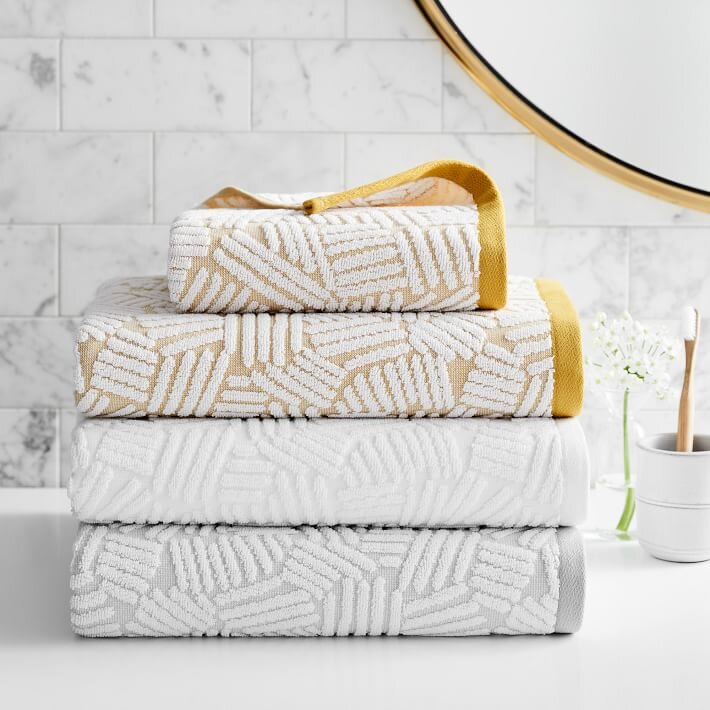 Organic Patterned Towels